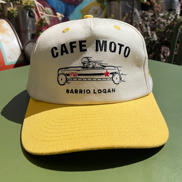 Moto Derby Racer Hat Adjustable Back