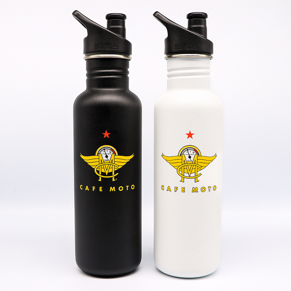 Cafe Moto Water Bottle With Sport Cap